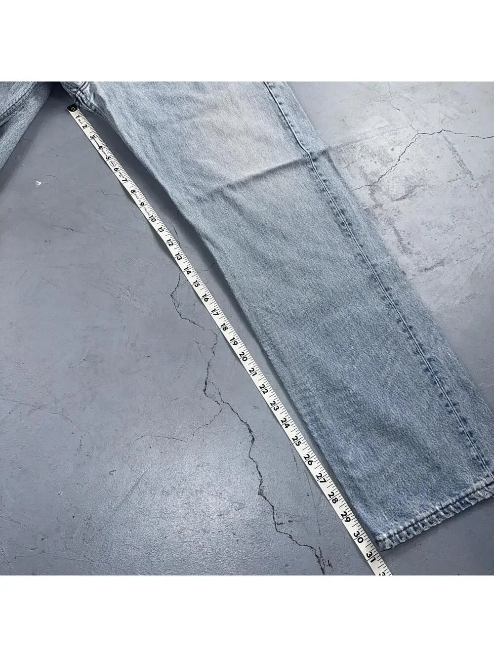 Levis 501 Vintage 90s USA XX Straight Leg Jeans Blue Light Wash 38x32 Act 37x31